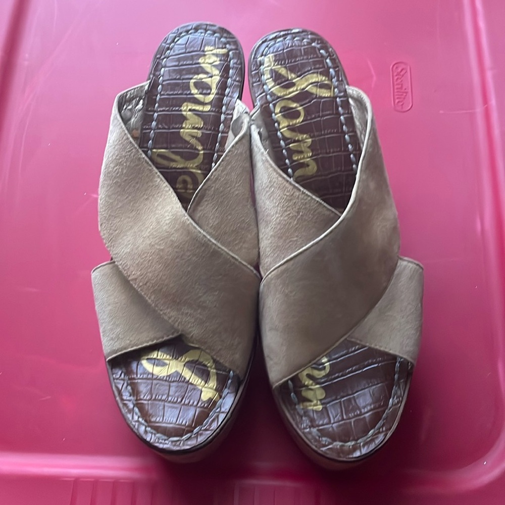 Sam Edelman platform sandals - Picture 1 of 7